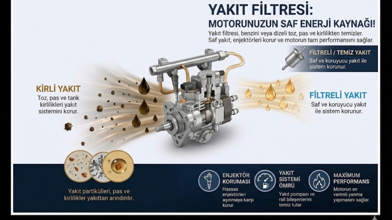 Araçlarda Yakıt Filtresi